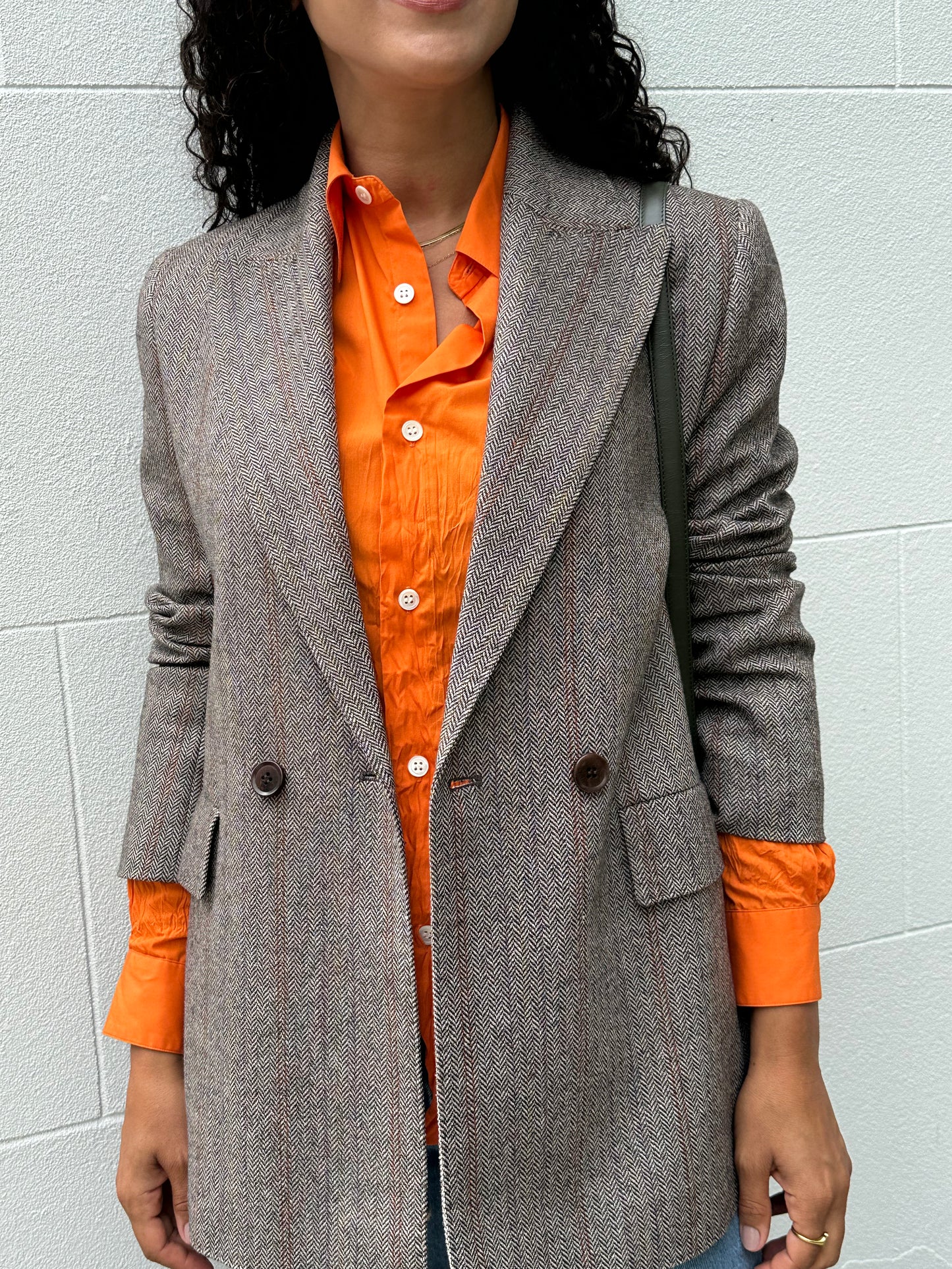 Scanlan Theodore Herringbone Jacket Size 8