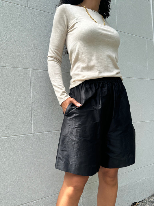 Beare Park Black Silk Short Size 8