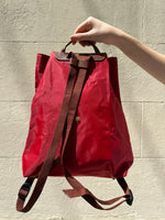 Longchamp Red Backpack