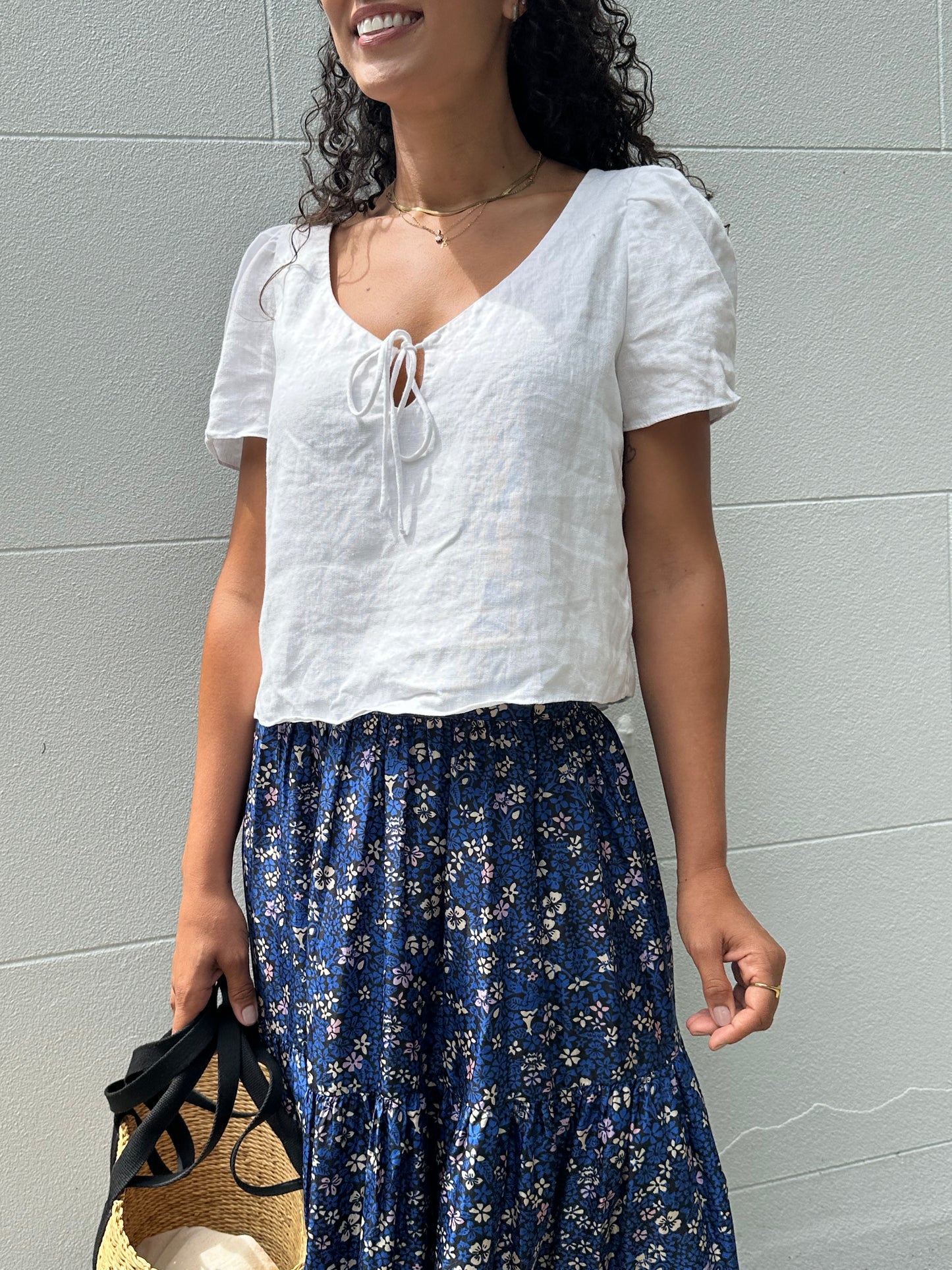 Reformation White Top Size S