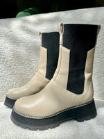 Phillip Lim Ecru Platform Boots Size 37.5
