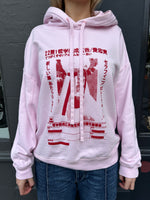 Philosophy Pink Print Sweatshirt Size M