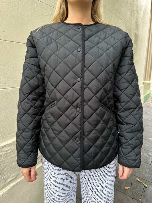 Toteme Black Padded Jacket Size XXS