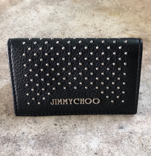 Jimmy Choo studded card holder