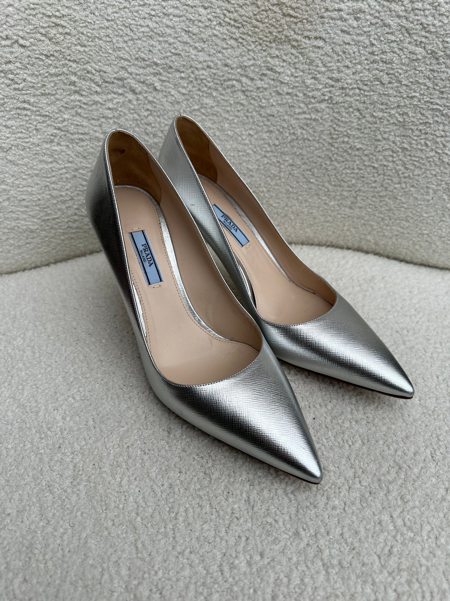 Prada Silver Pumps Size 39