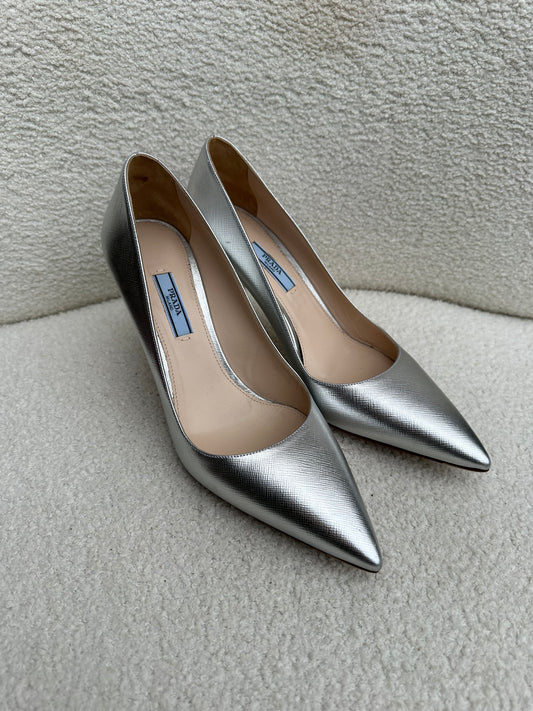 Prada Silver Pumps Size 39