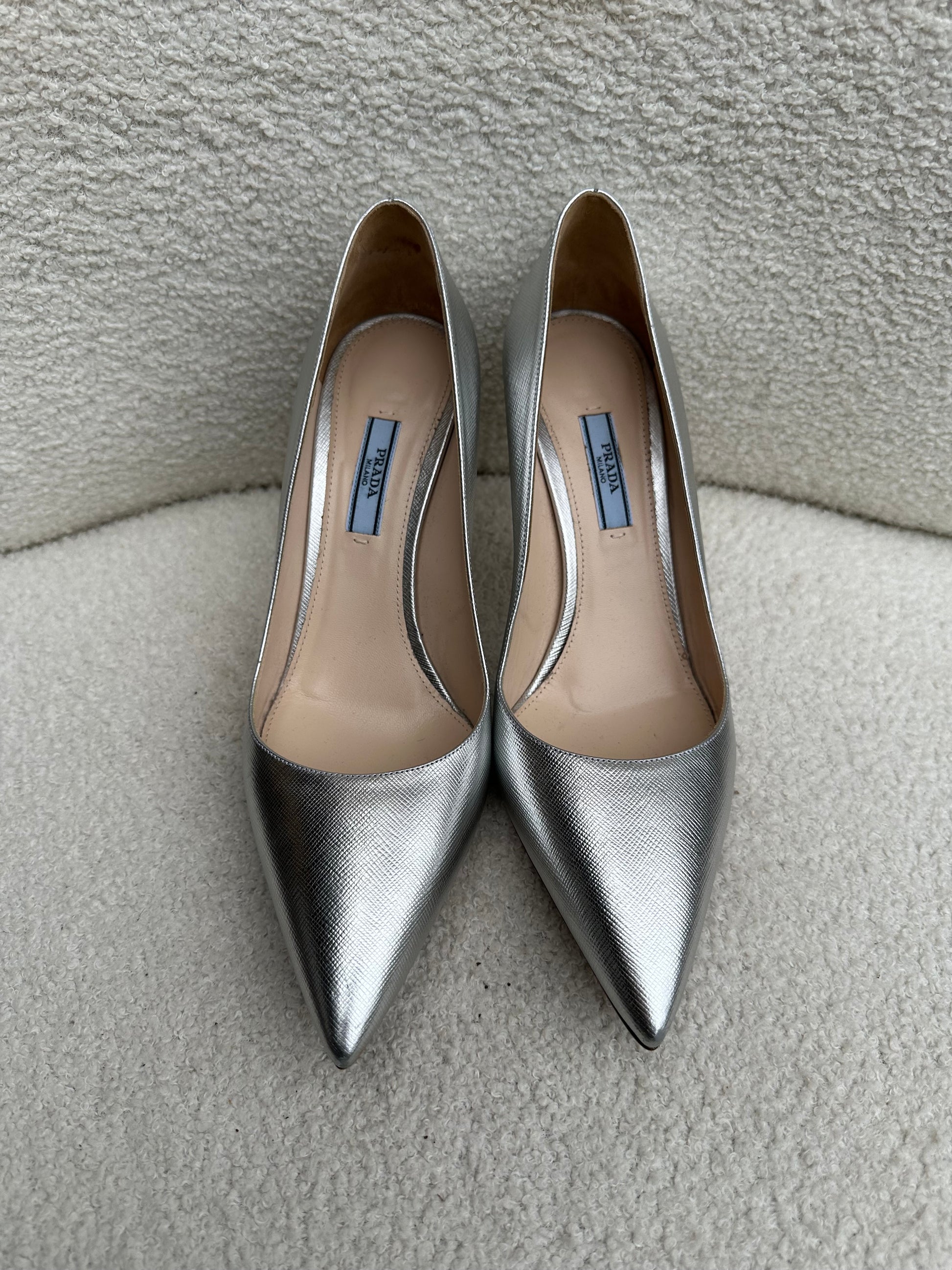 Prada Silver Pumps Size 39