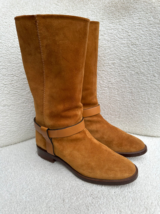 Stuart Weitzman Tan Suede Boots Size 36