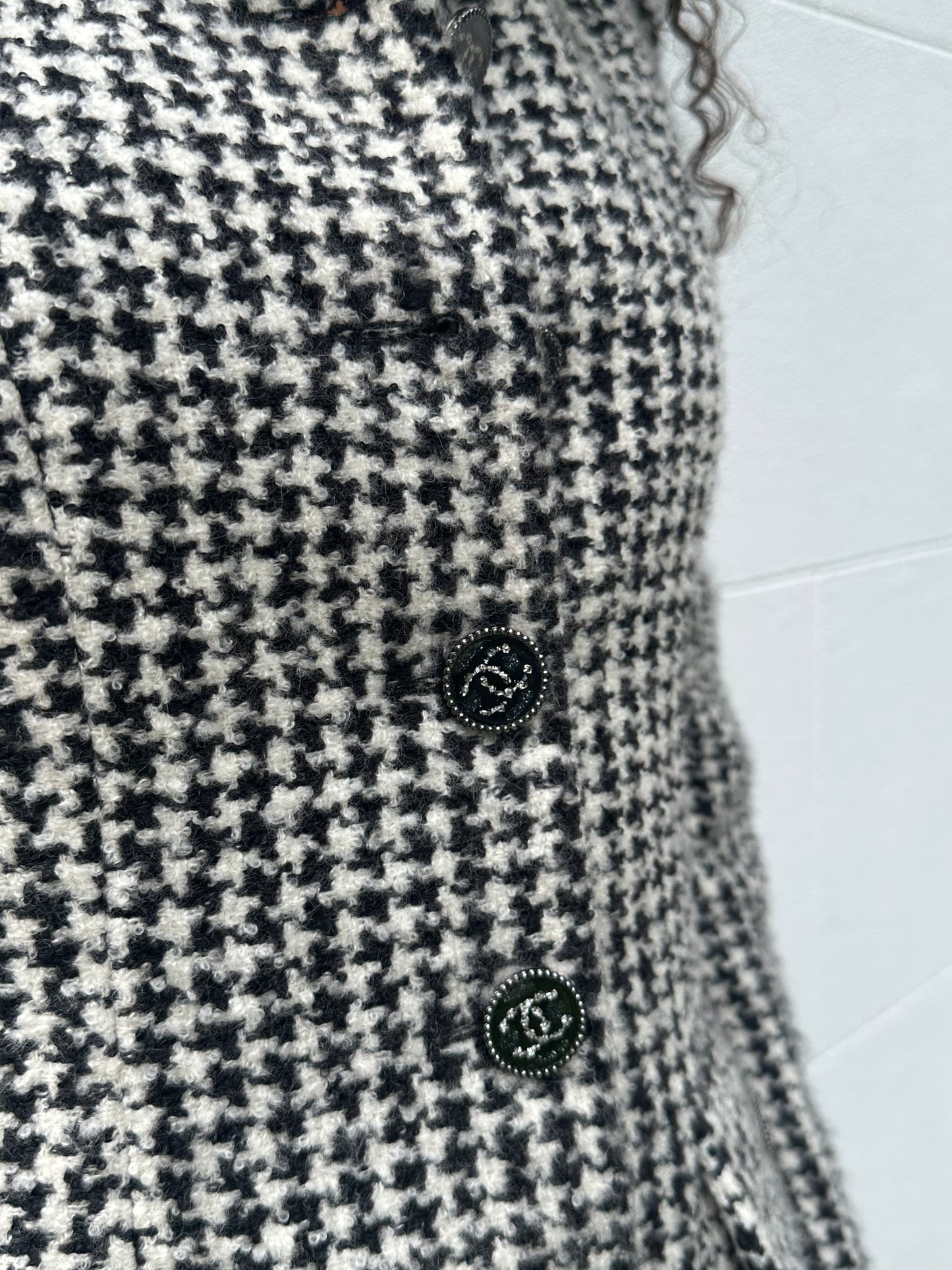 Chanel Houndstooth Jacket Size 40