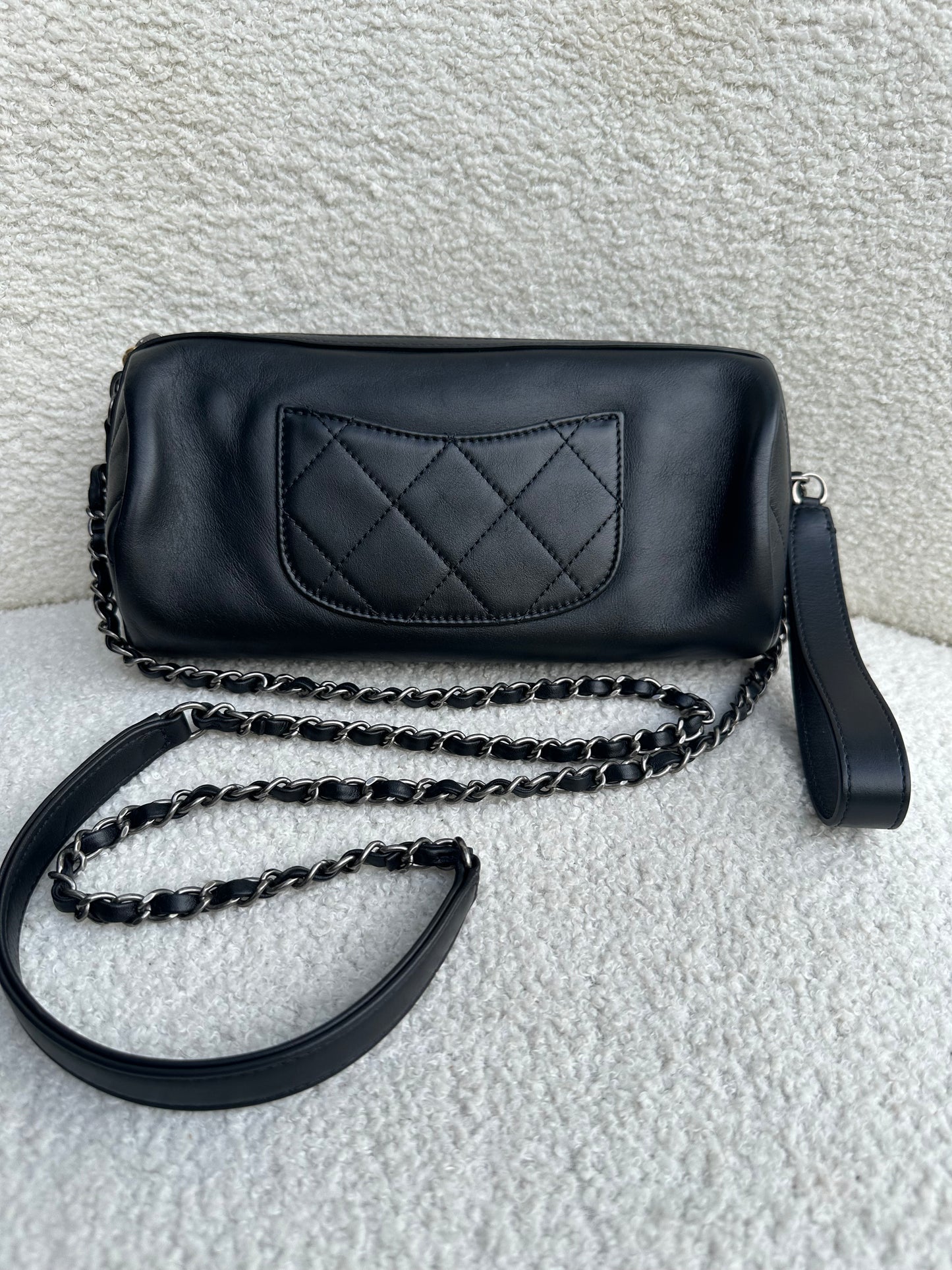 Chanel Barrel CC Black Bag