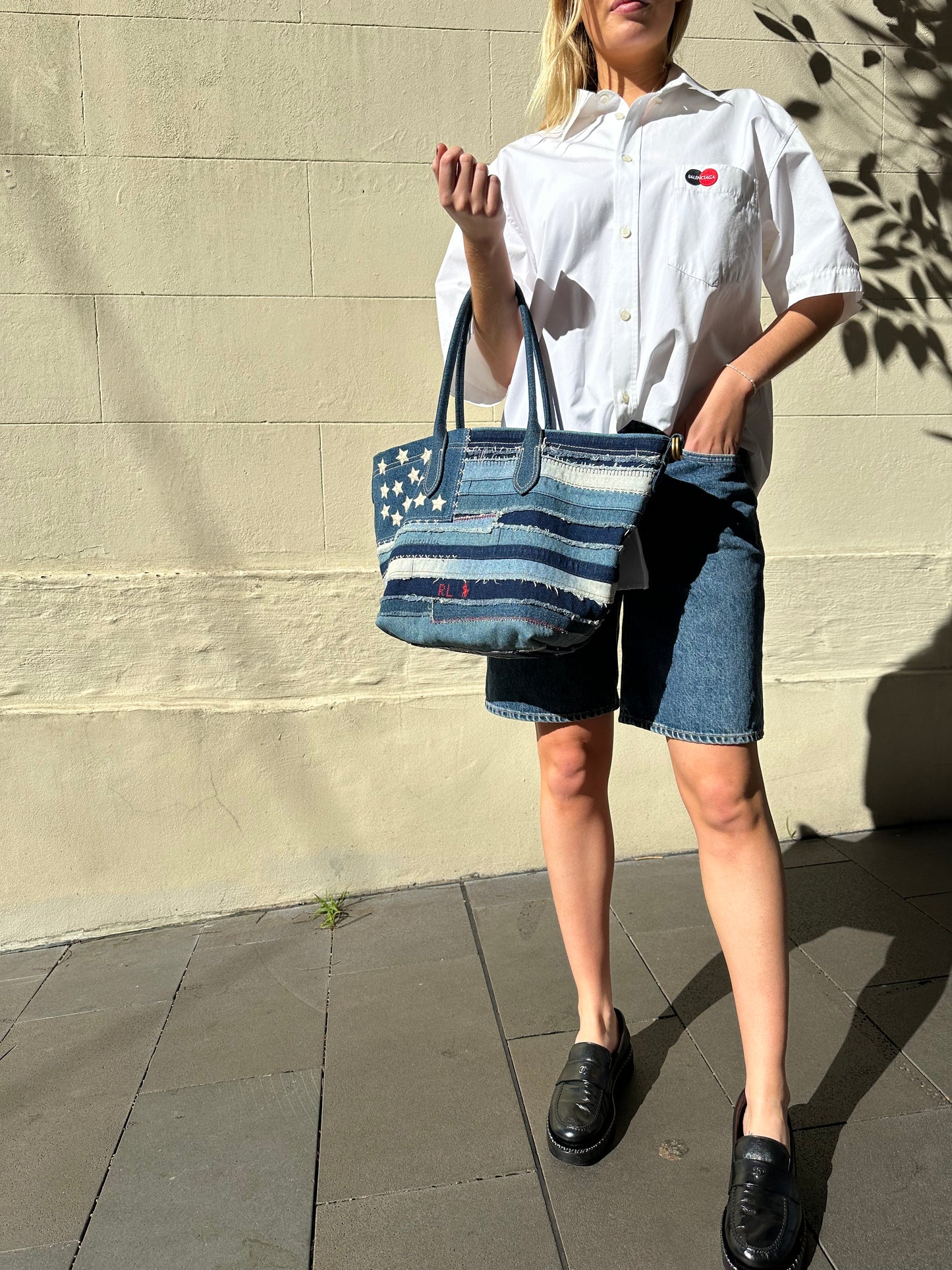 Balenciaga White Logo Shirt Size 36