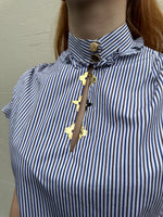 Louis Vuitton Stripe Trim Shirt Size 34