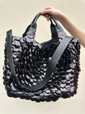 Valentino Atelier Rose Black Tote Bag