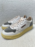 Autry White, Grey, and Yellow Sneakers Size 39