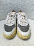 Autry White, Grey, and Yellow Sneakers Size 39