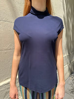 Carla Zampatti Navy Top Size L