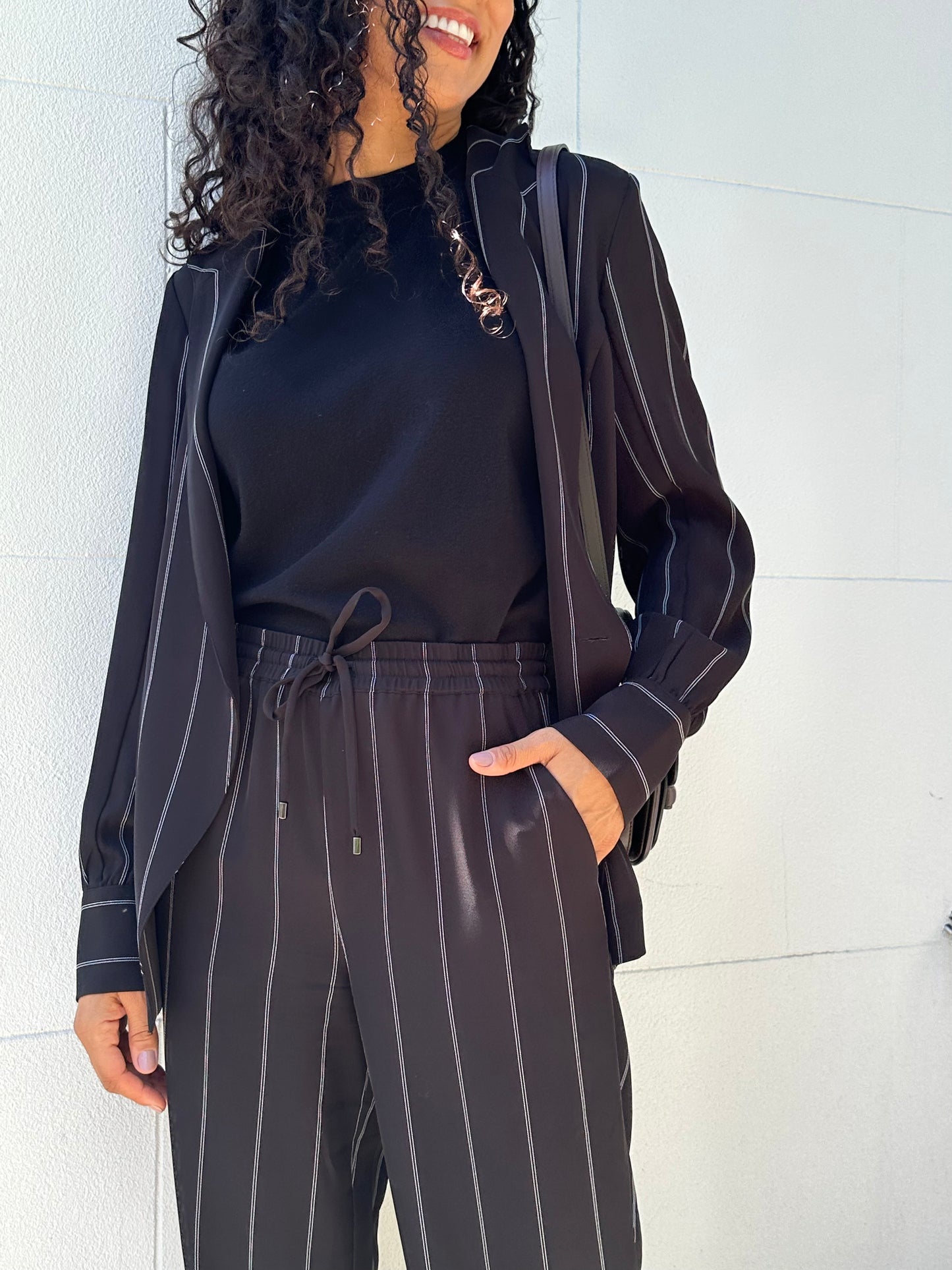 Anine Bing Pinstripe Suit Size S/P