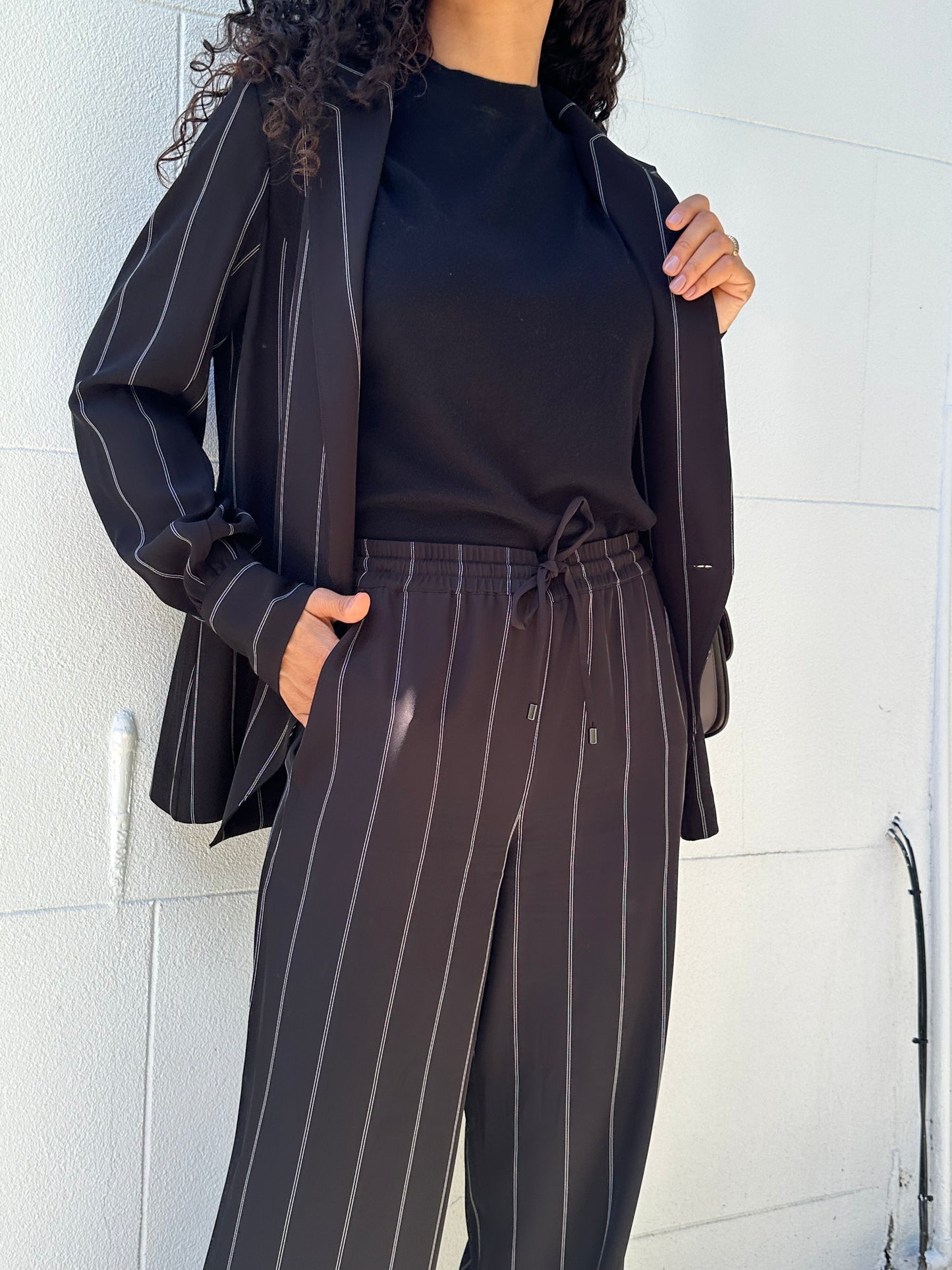 Anine Bing Pinstripe Suit Size S/P