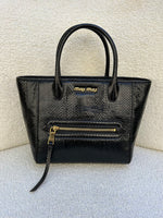 Miu Miu Croc Black Bag