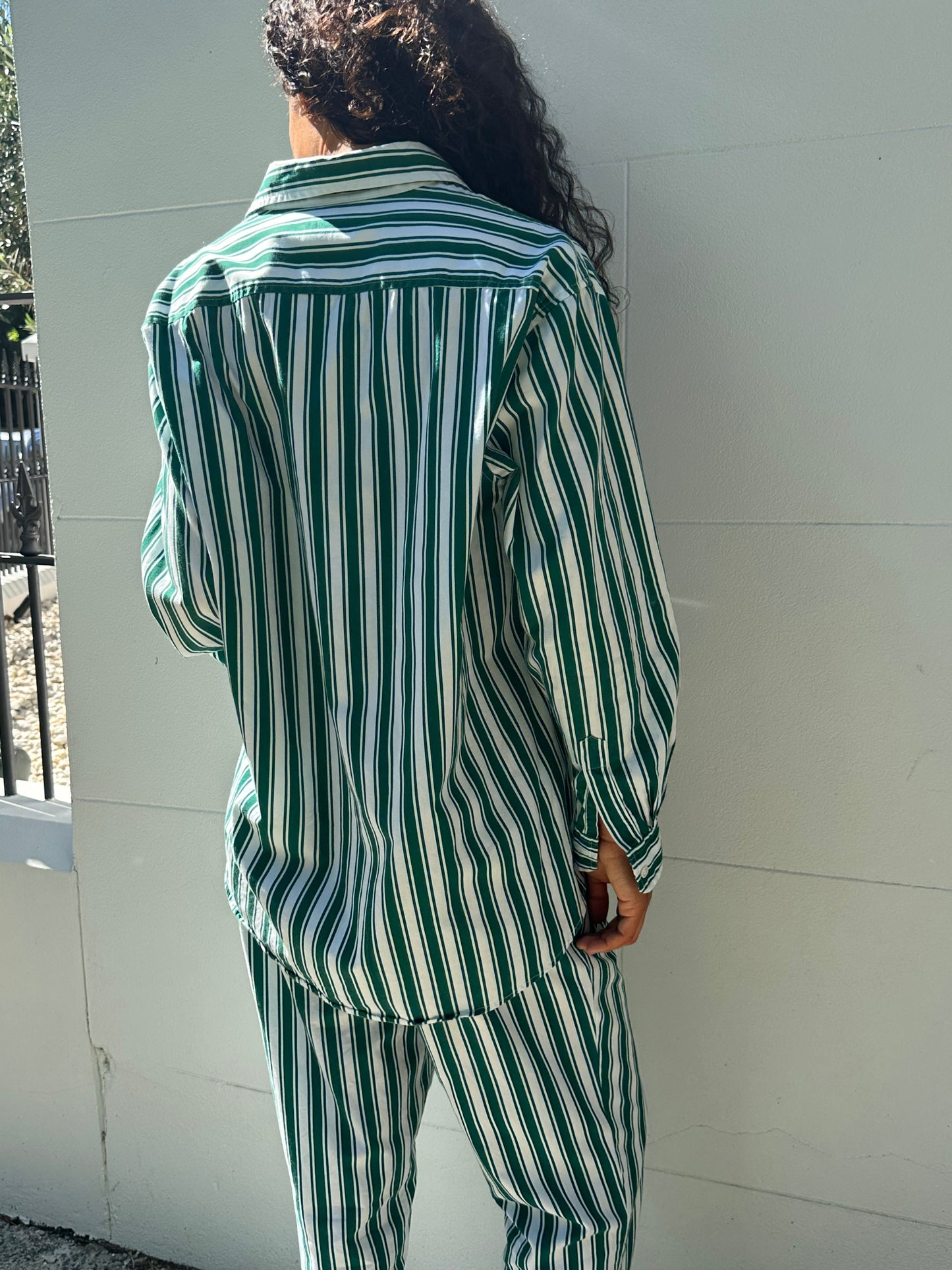 Alex Trahanas Stripe Green Set Size 12