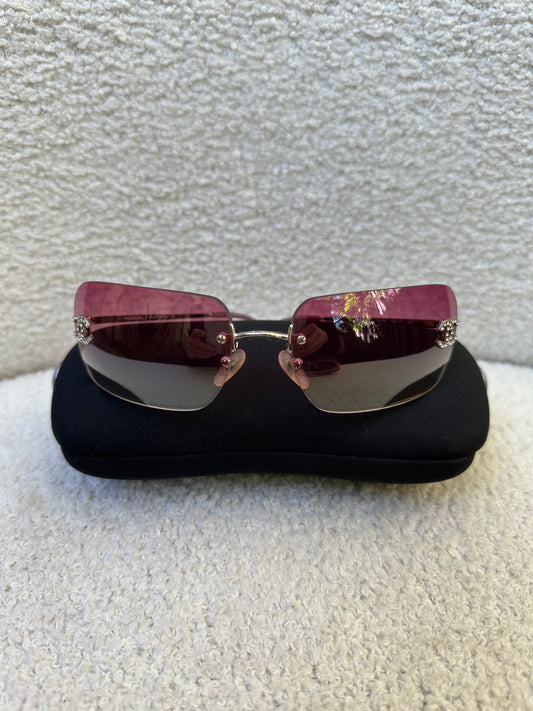 Chanel Pink CC Sunglasses