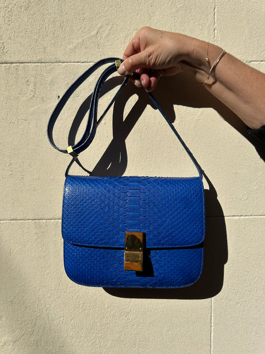 Celine Blue Box Bag