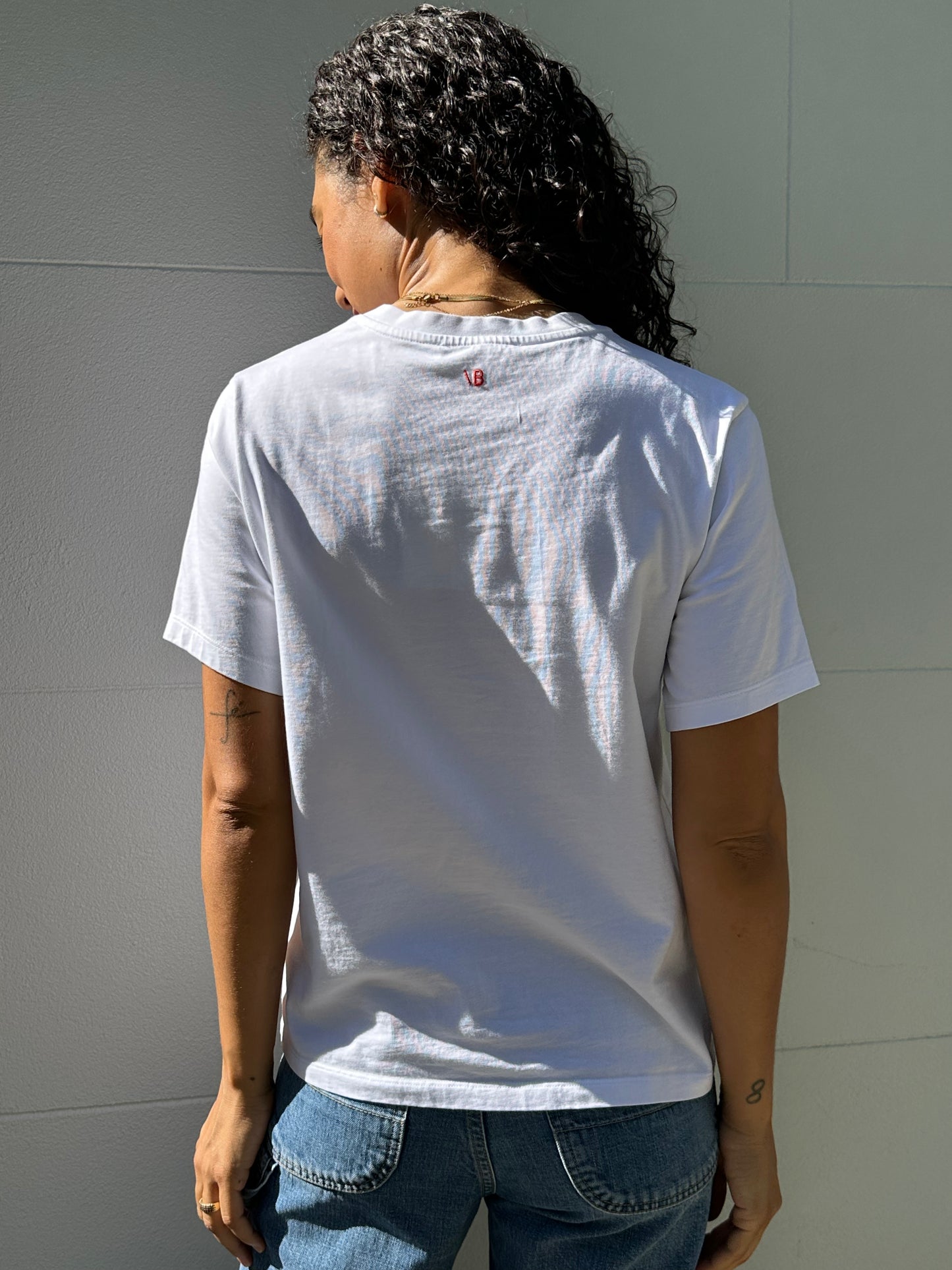 Victoria Beckham Chic White T-Shirt Size XS