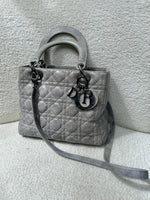 Dior Grey Lady Dior bag