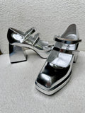 Nodaleto Silver Bulla shoes Size 39