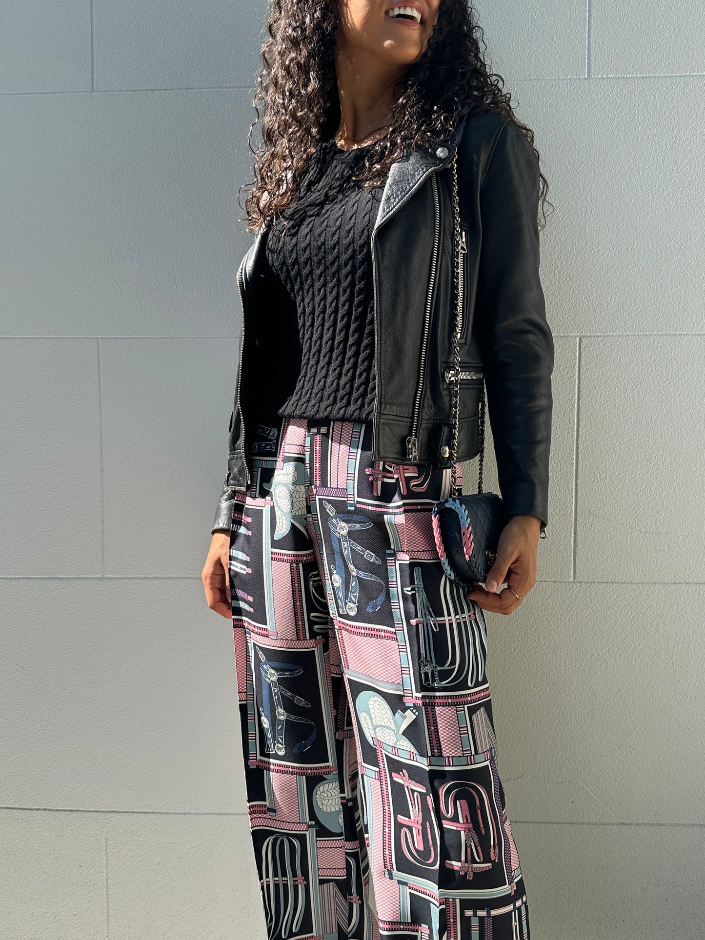 Acne Studios Black Leather Jacket Size 38