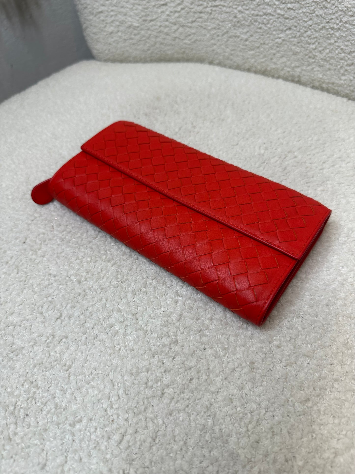 Bottega Veneta Red woven Wallet