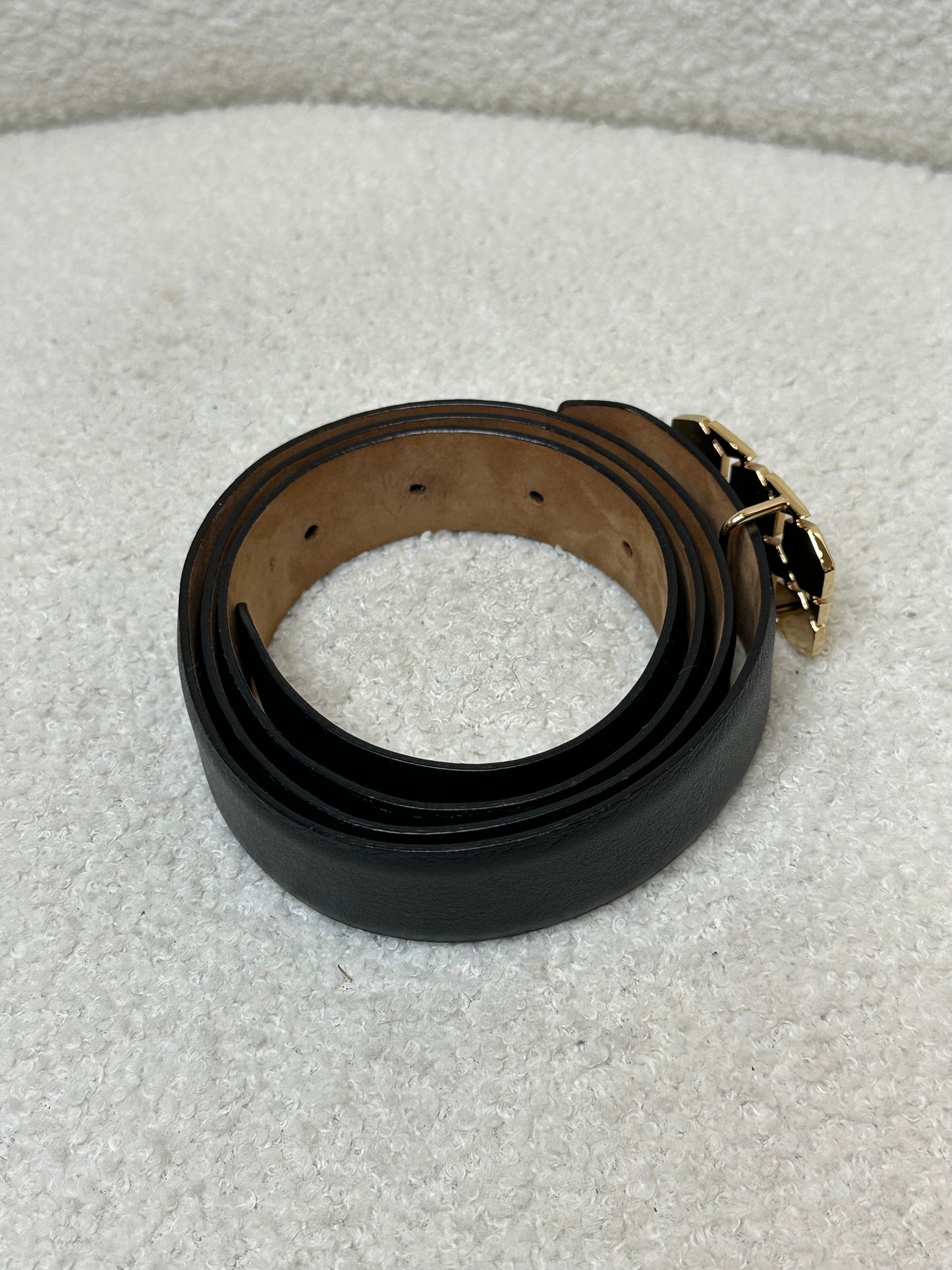 Salvatore Ferragamo Black leather Belt Size 95