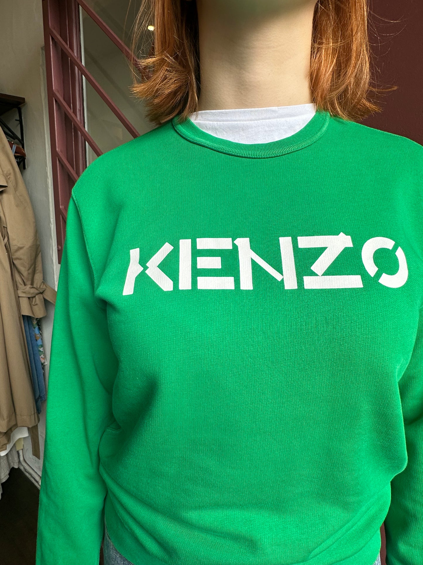 Kenzo Green Sweatshit Size XS