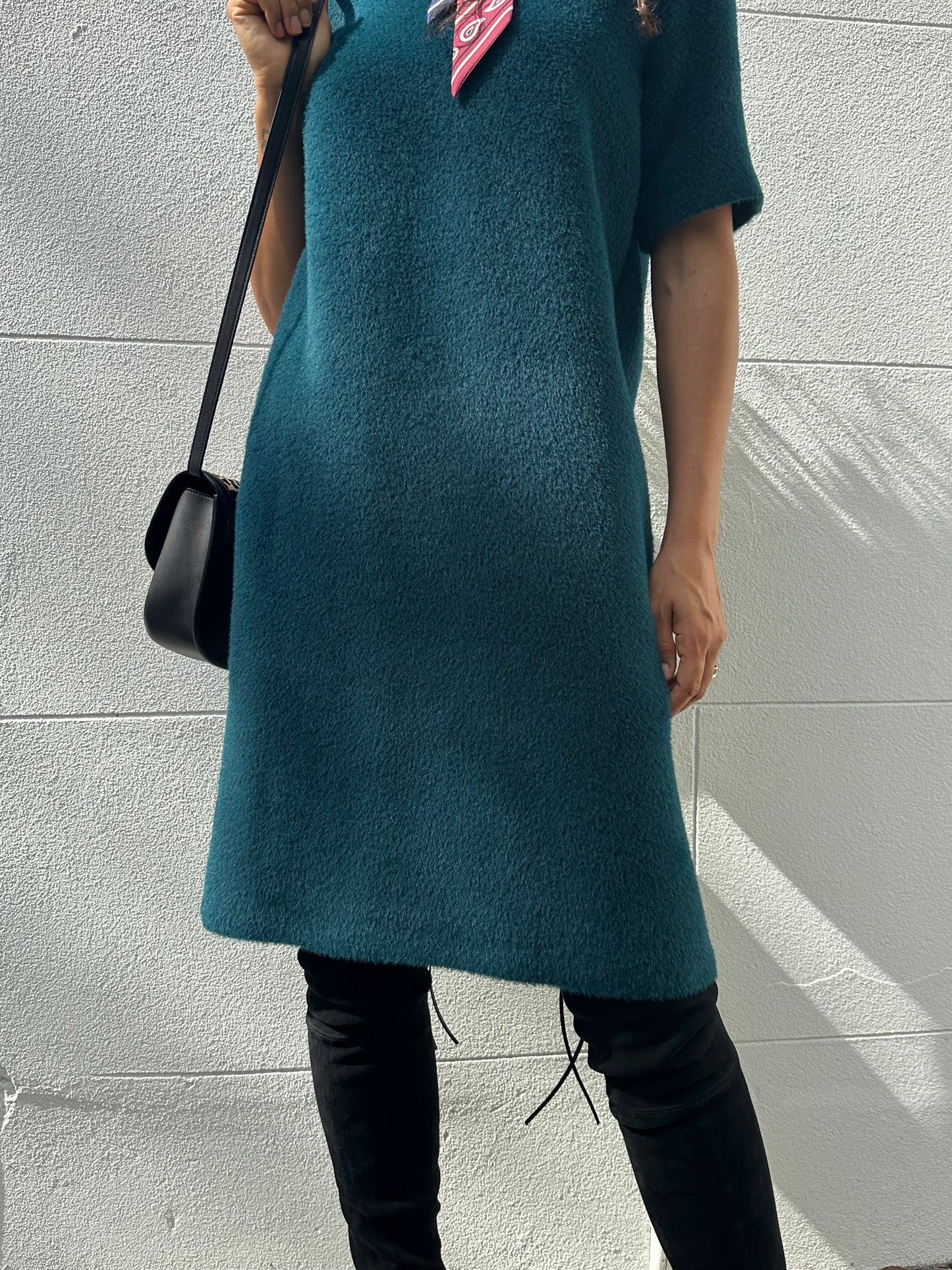 001 Teal Short Sleeve Dress Size 1