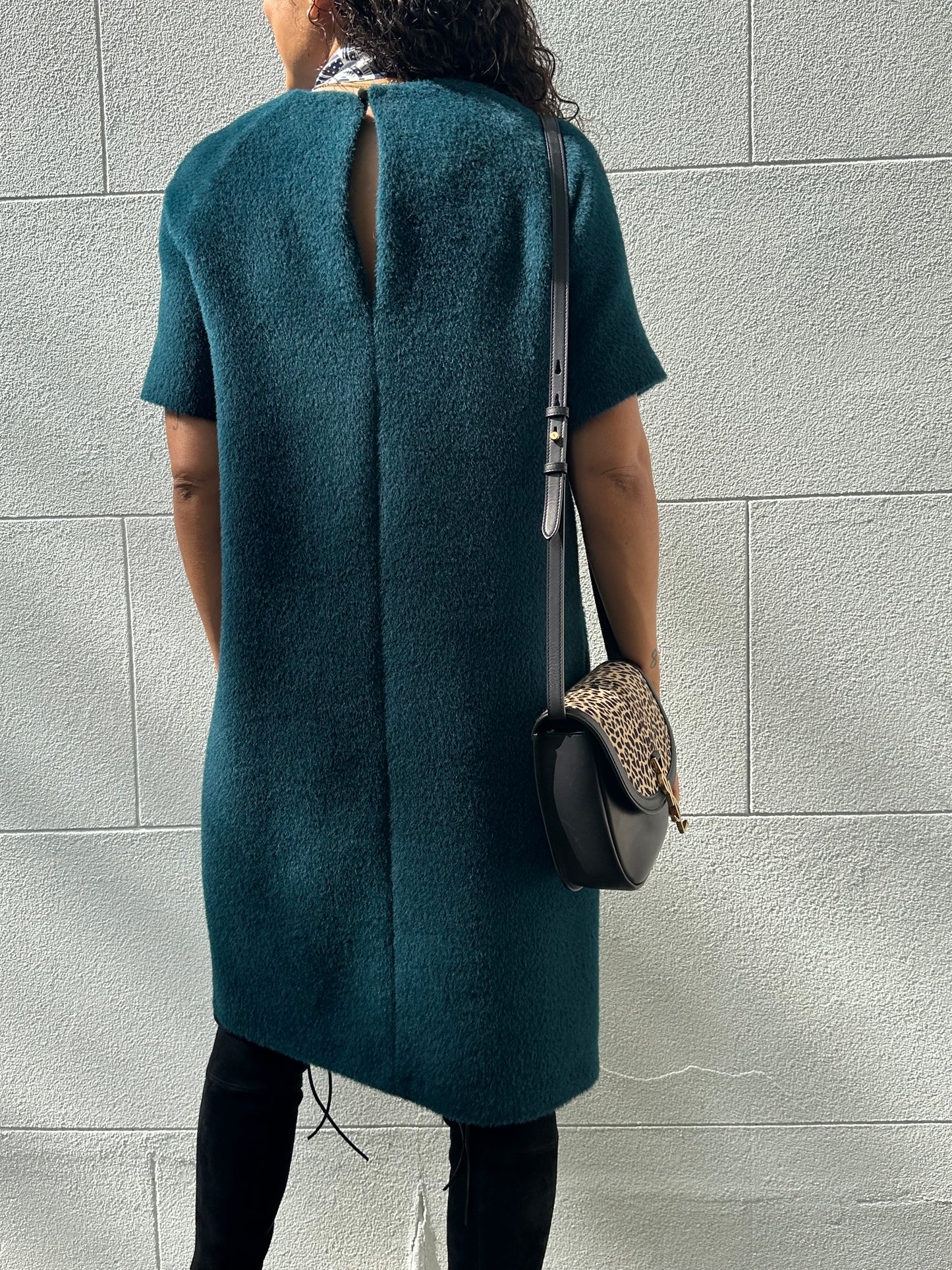 001 Teal Short Sleeve Dress Size 1