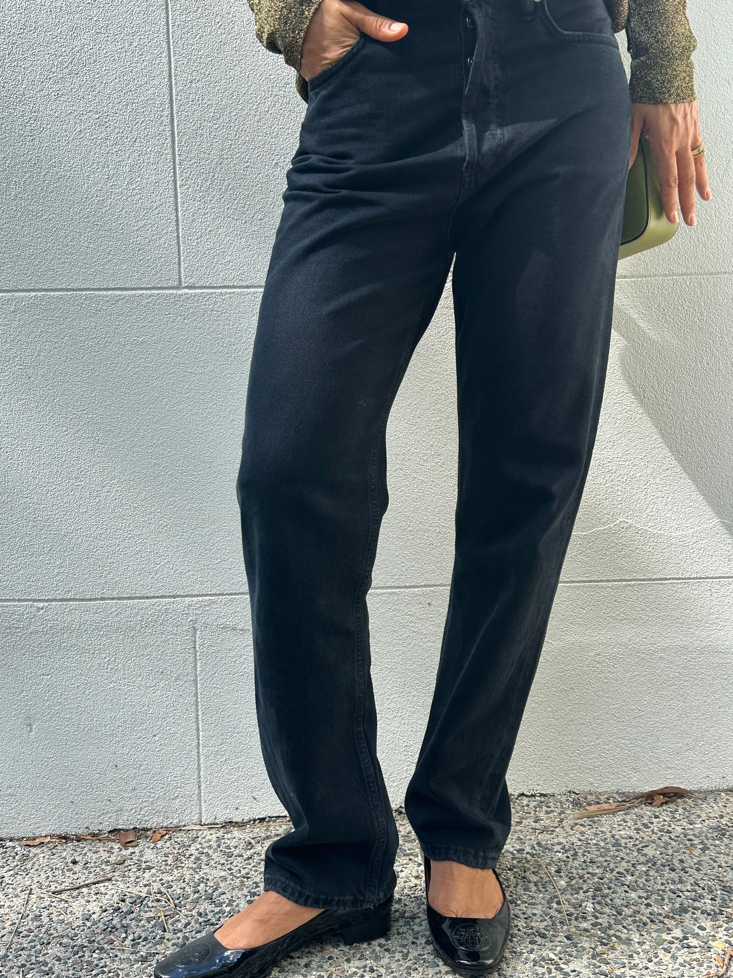 Agolde Black Jeans Size 26