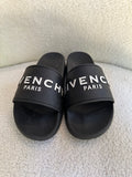 Givenchy Black Logo Slides Size 41