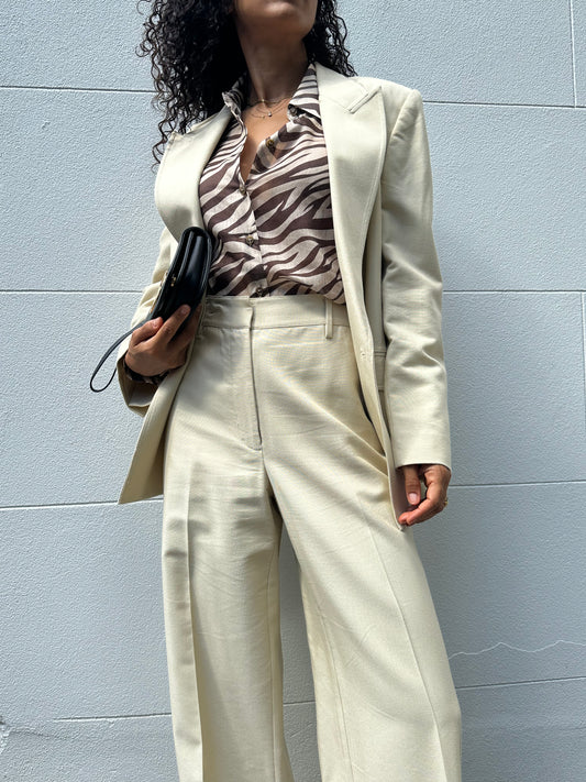 Oroton Beige Pant Suit Size 10