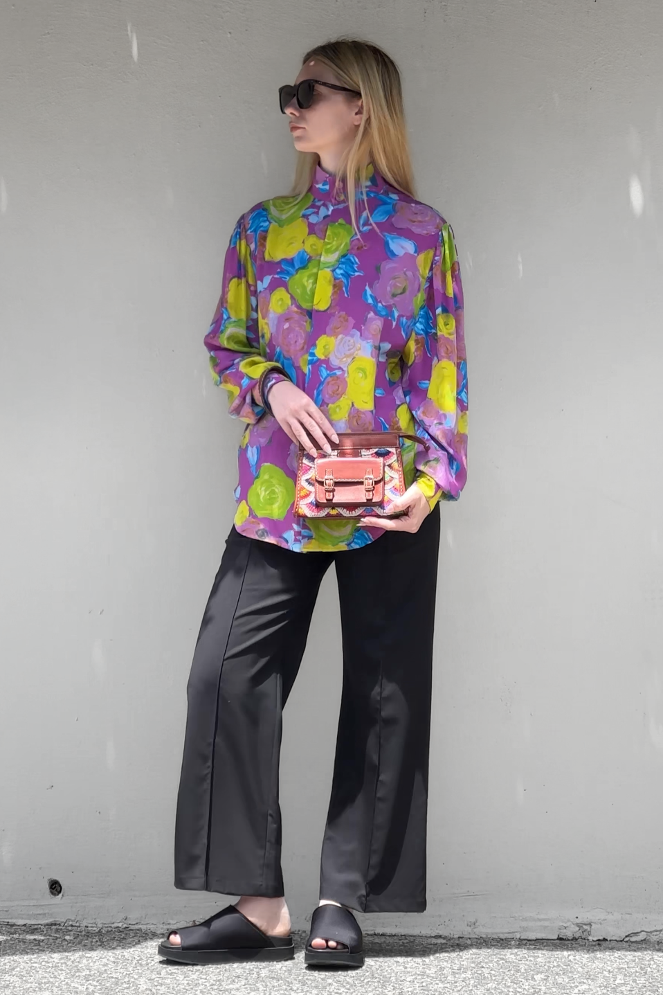 Rachel Comey Floral Pink Shirt Size 2