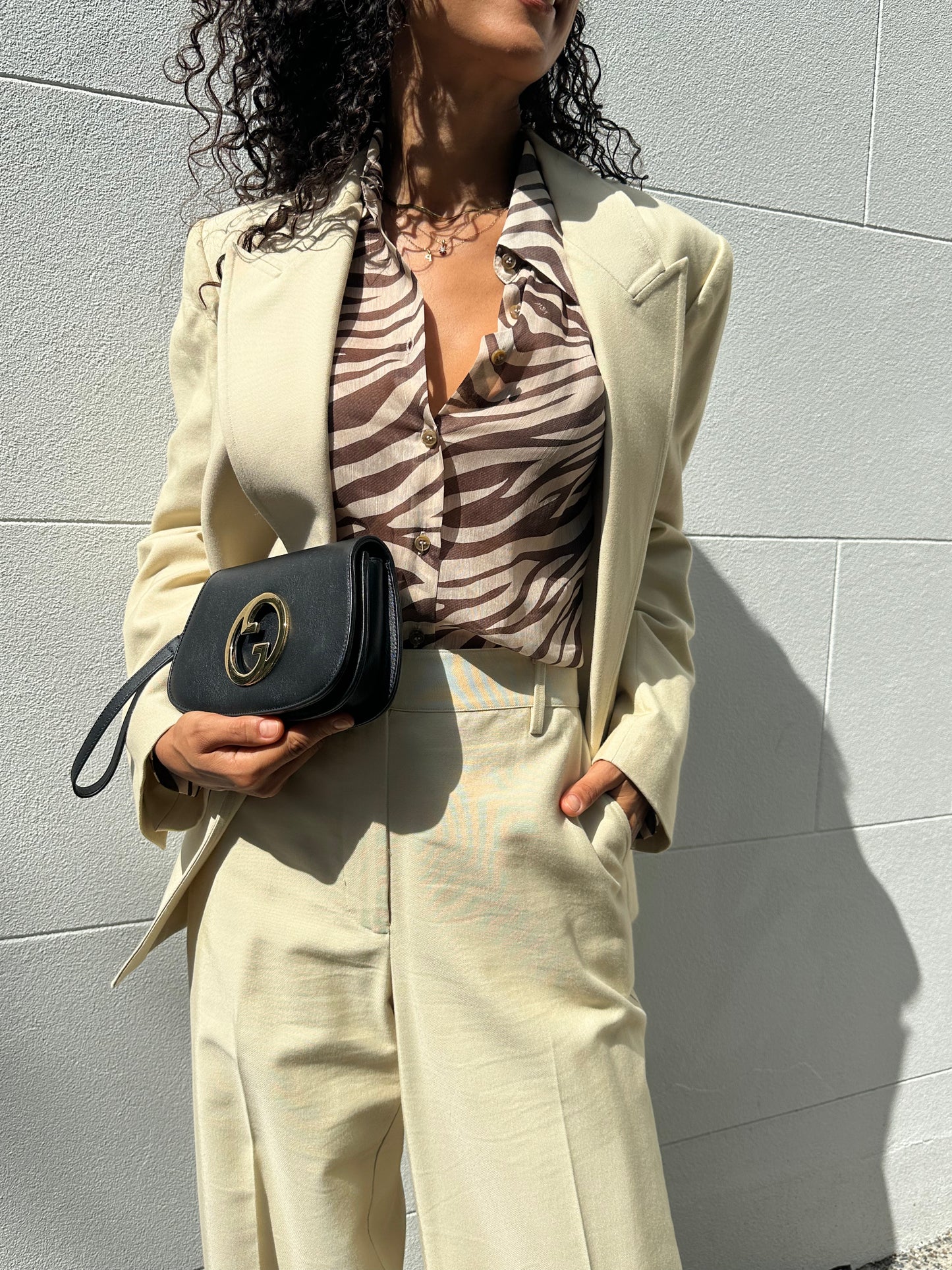 Viktoria and Woods Brown Cream Linen Size 00