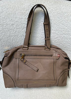 Bally Taupe Handle Bag