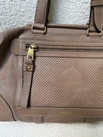 Bally Taupe Handle Bag