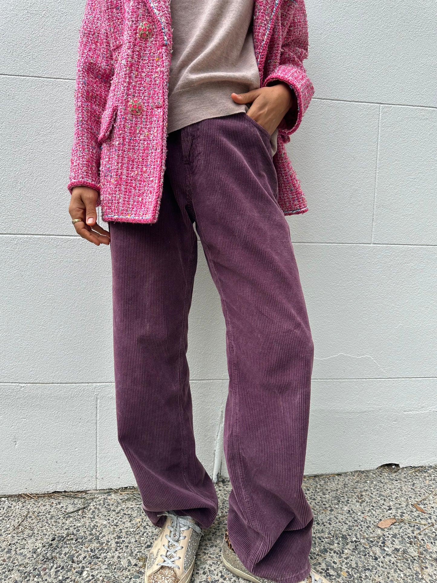 Haikure Mauve Cord Pant Size 27