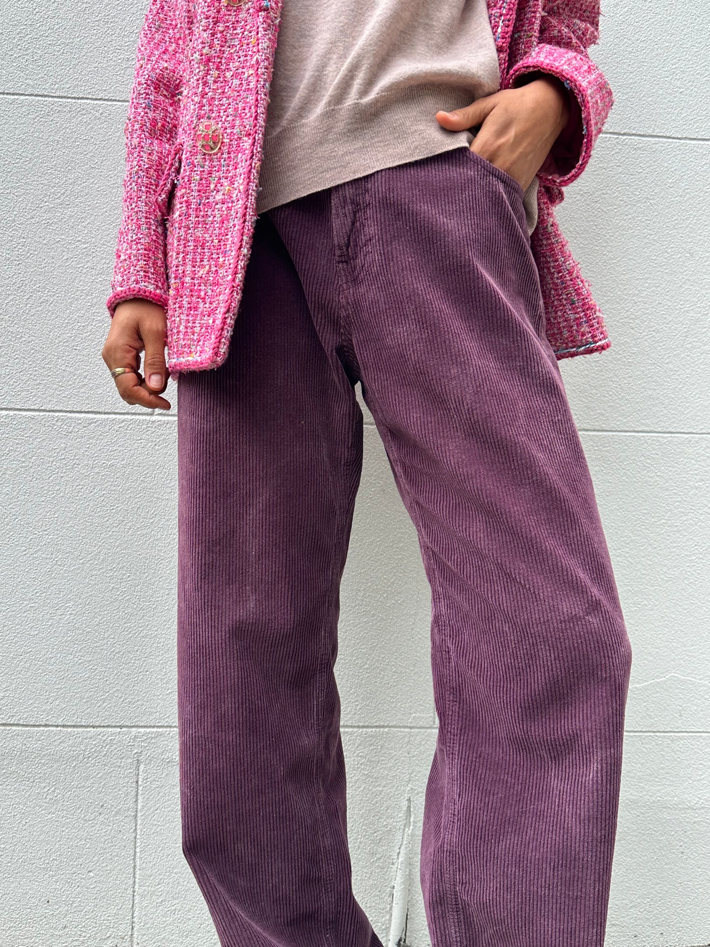 Haikure Mauve Cord Pant Size 27