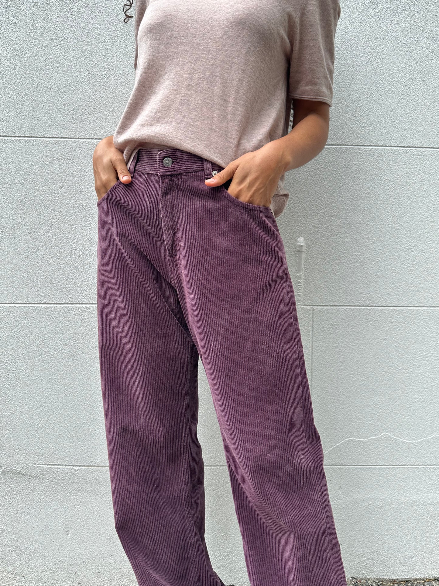 Haikure Mauve Cord Pant Size 27
