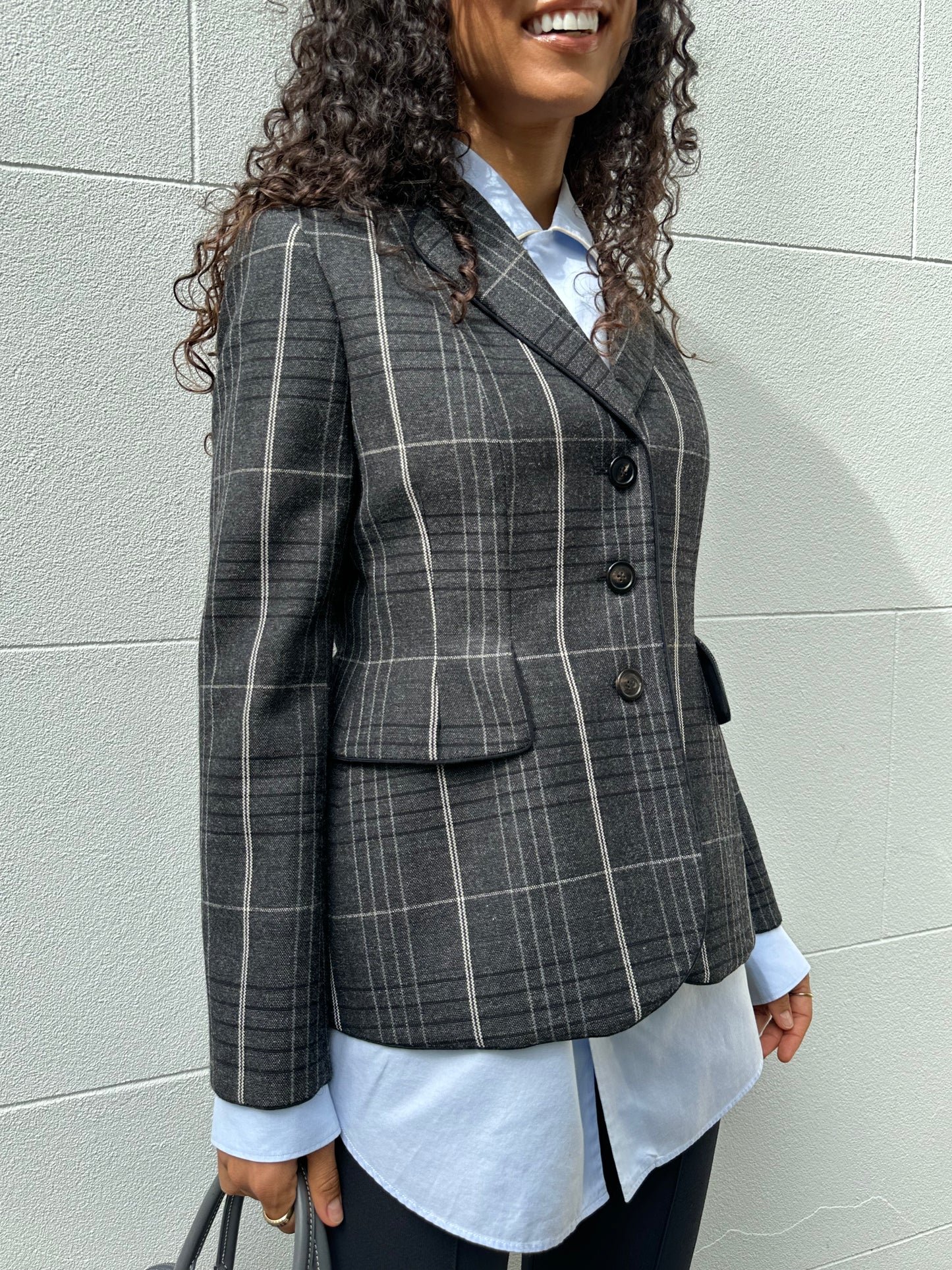 Christian Dior Check Jacket Size 42