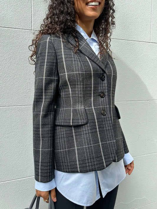 Christian Dior Check Jacket Size 42