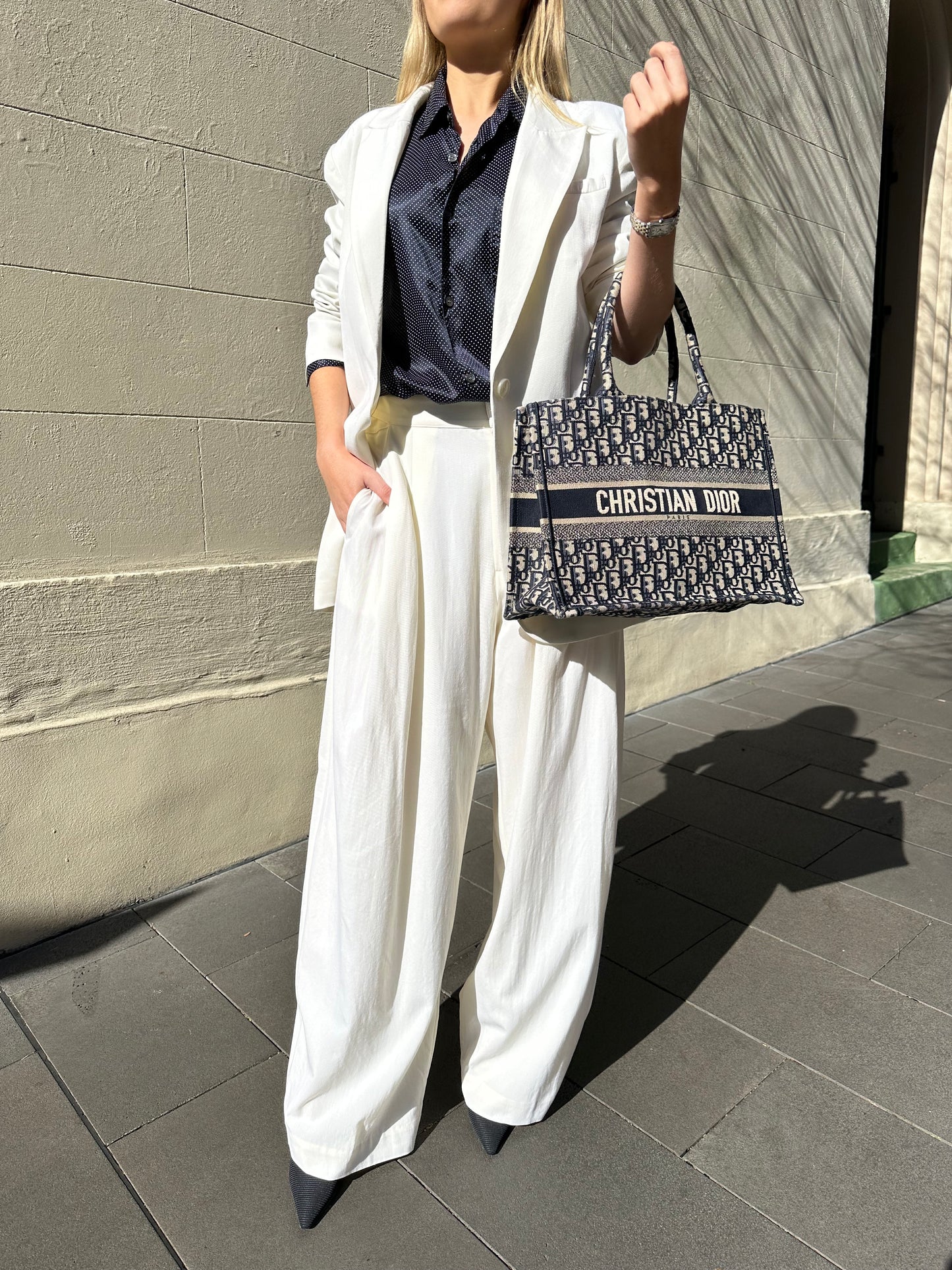 St Agni Cream Pant Suit Size M