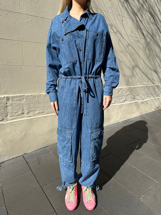 Isabel Marant Denim Jumpsuit Size 38