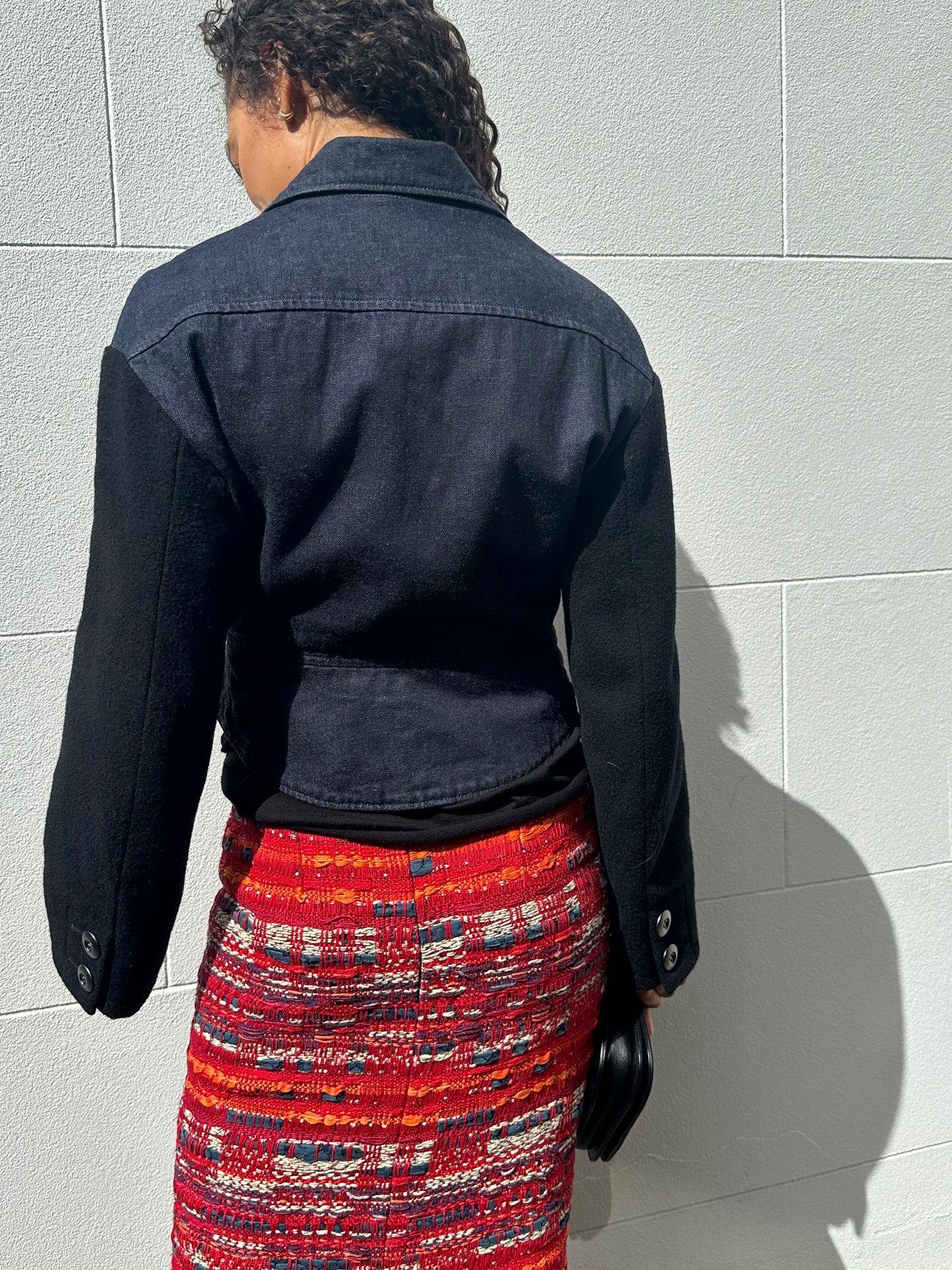 LIMI Denim Wool Jacket Size S